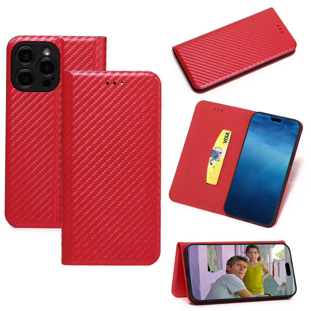 PU carbon leather case