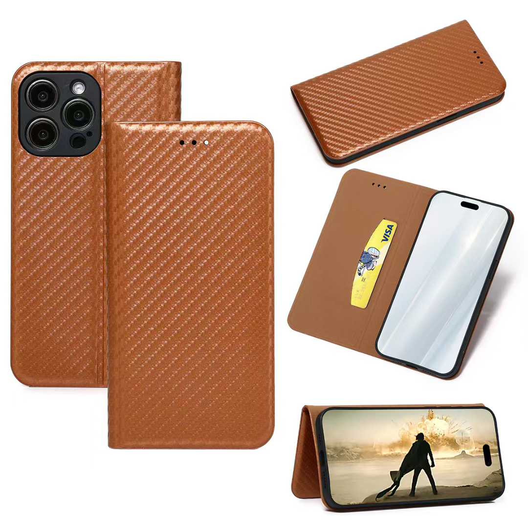 PU carbon leather case