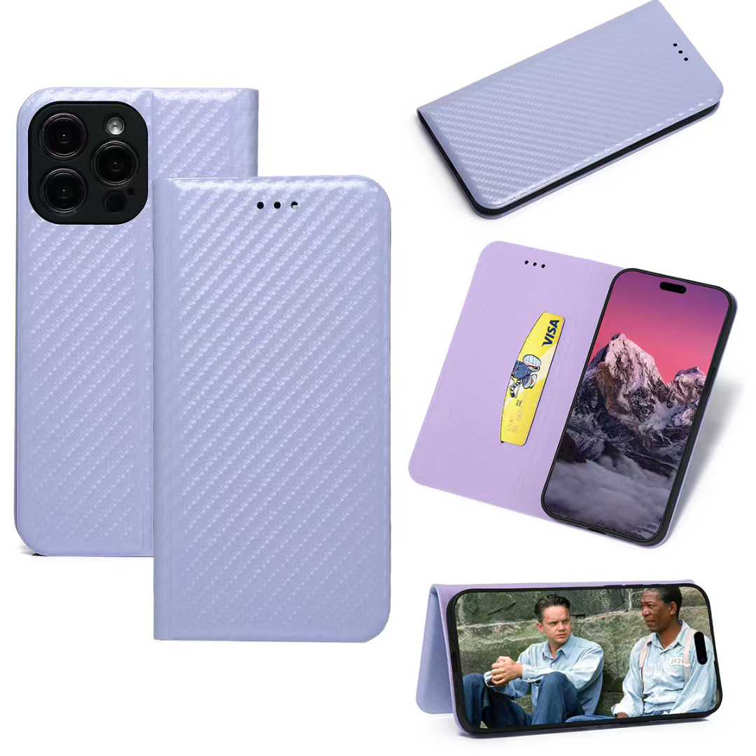PU carbon leather case