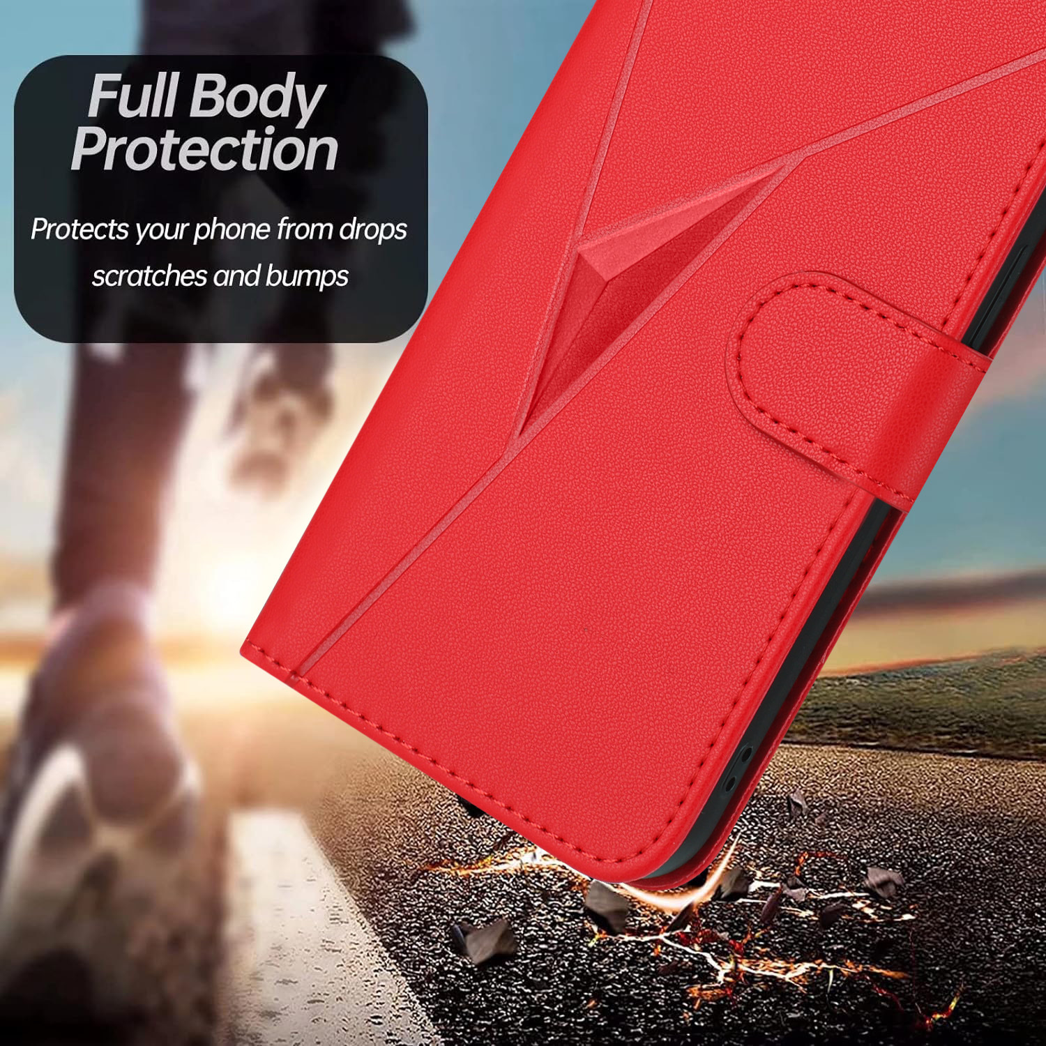 Multifunctional card holder bag with phone protection cover