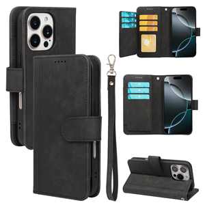 Magnetic Leather Stand Card Wallet Case