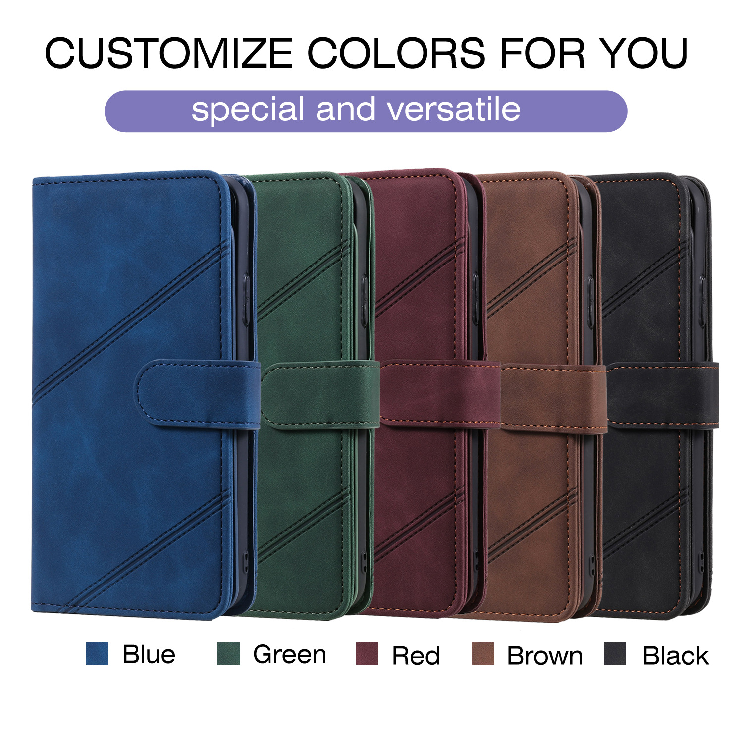 Leather frame mobile phone case