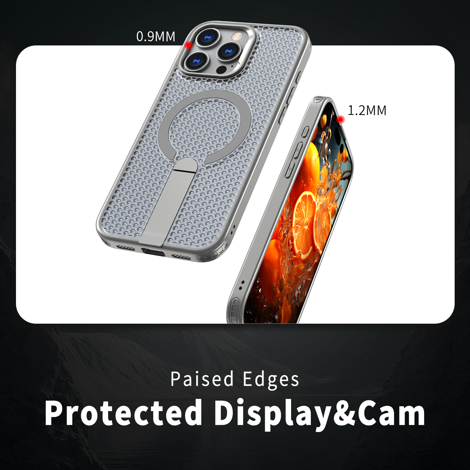 Strong TPU Magnetic Phone Case with Stand