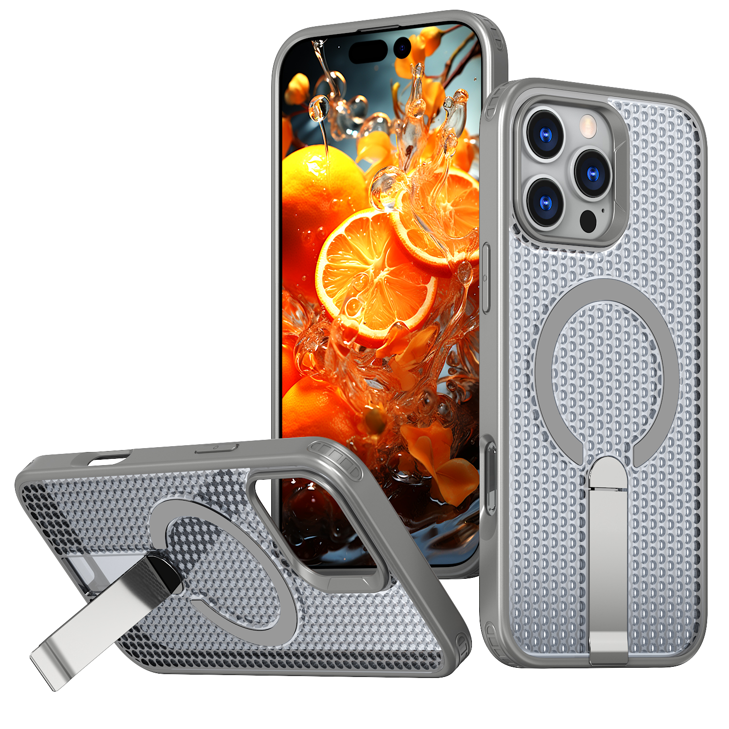 Strong TPU Magnetic Phone Case with Stand