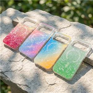 Colorful glacier magsafe phone case