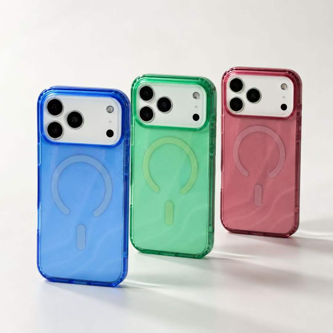 Antishock charging mag safe phone case