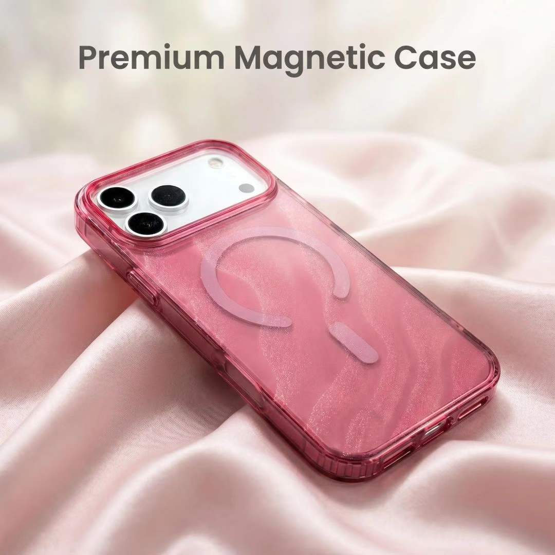 Antishock charging mag safe phone case