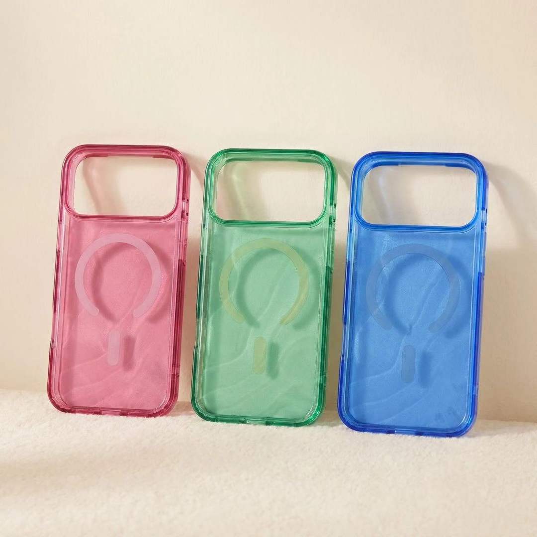 Antishock charging mag safe phone case