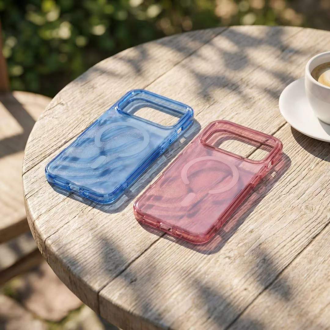 Antishock charging mag safe phone case