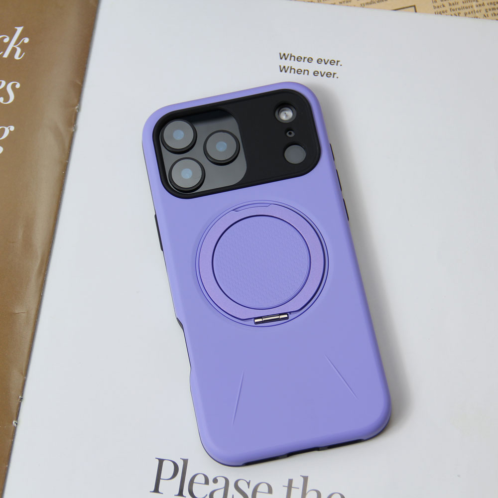 Colorful Magnetic Ring Stand TPU Protective Phone Case