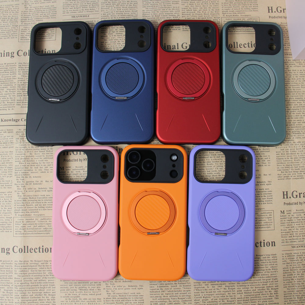 Colorful Magnetic Ring Stand TPU Protective Phone Case