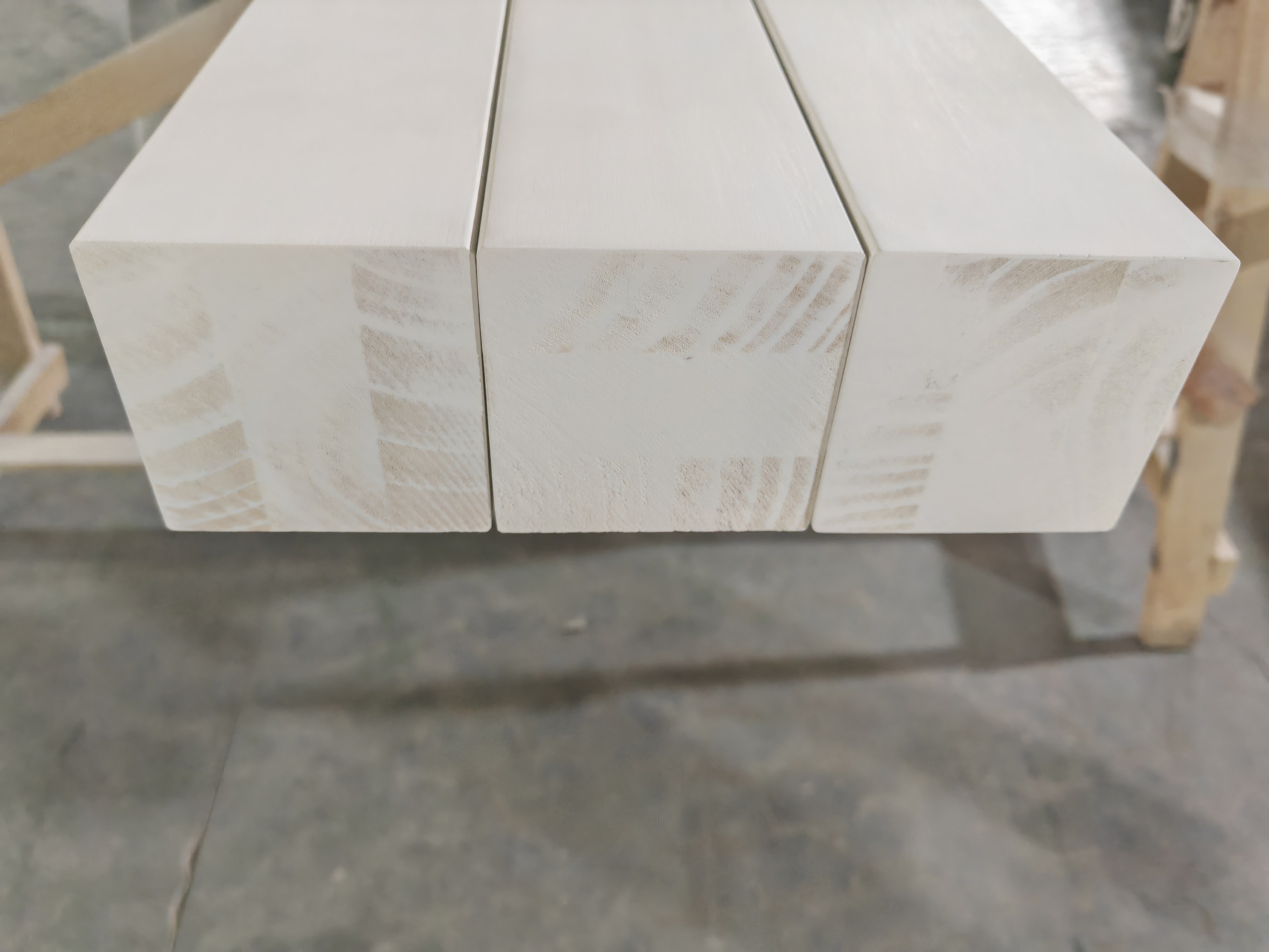 Primed Pine Wood Square Stair Post Parts