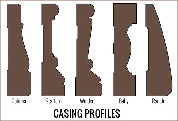 wood window casing