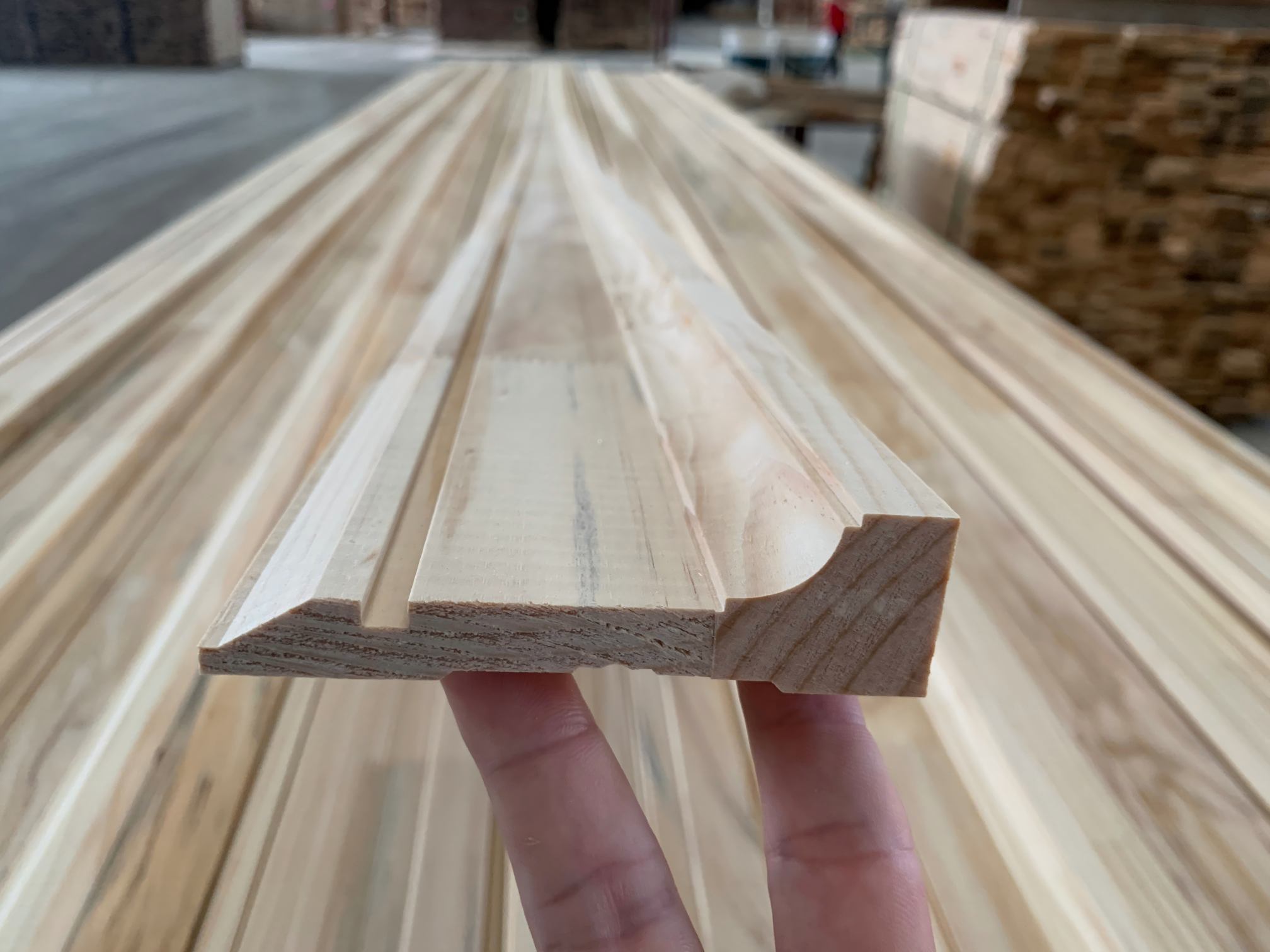 wood window casing