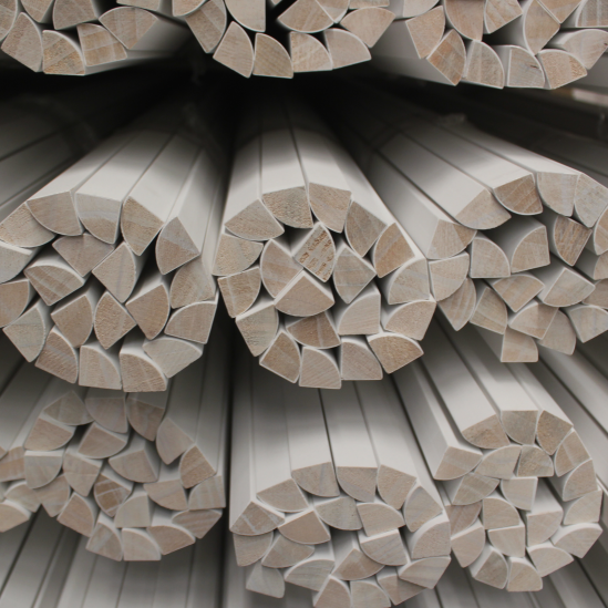 Decorative Wood Moulding Quarter Round Pine Shoe Molding