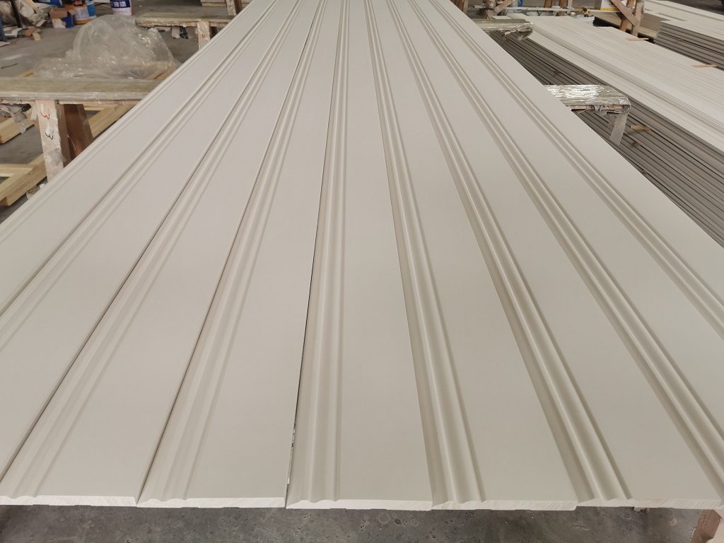 Pre Painted White Wood Baseboard Trim Moulding
