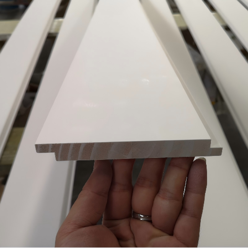 Interior Wood Trim Primed Shiplap Wall Panels
