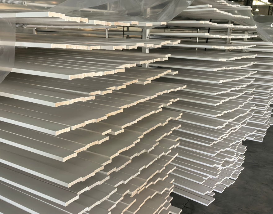 wood baseboard