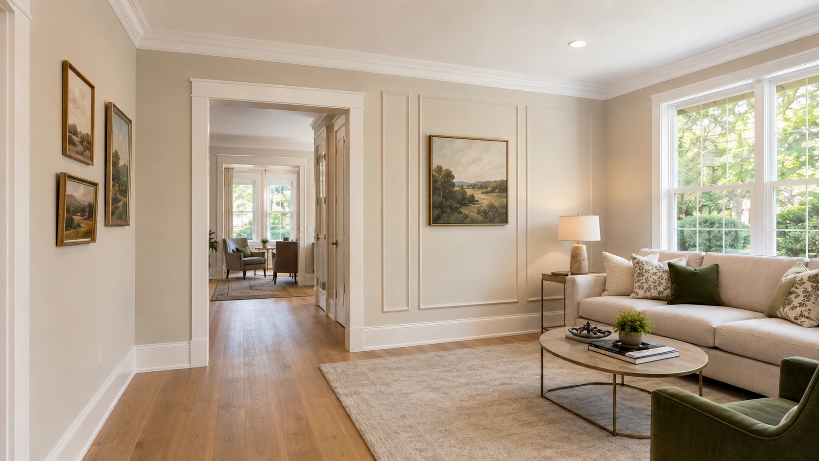 wood baseboard