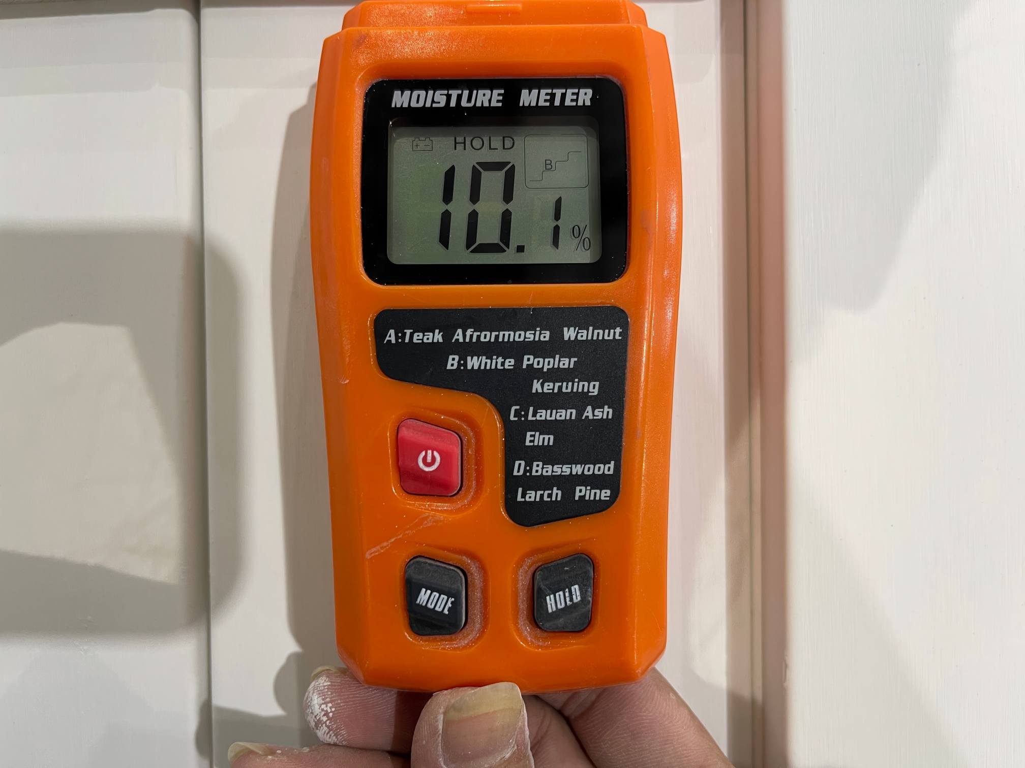 moisture content