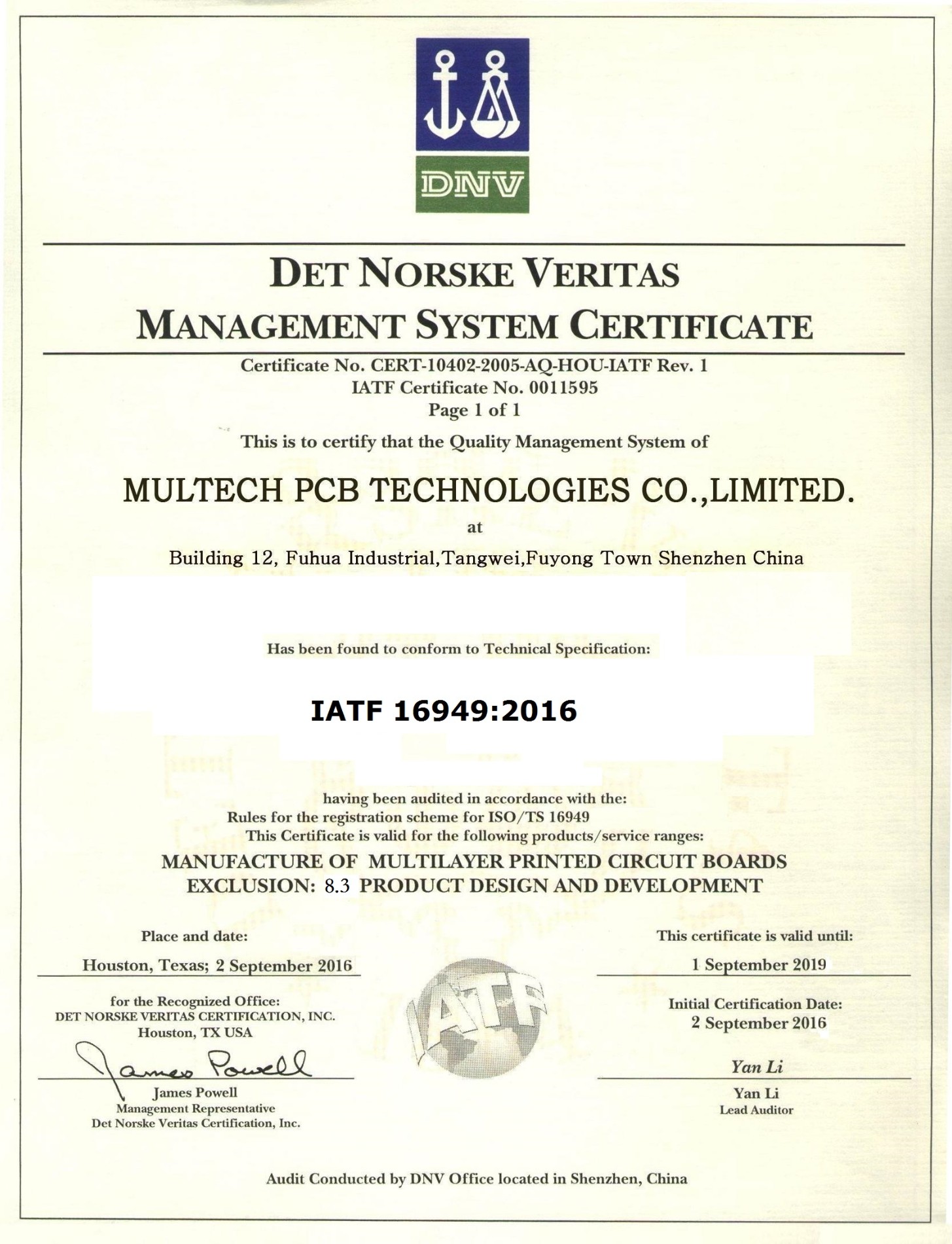 IATF 16949
