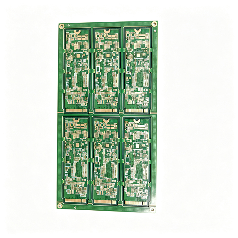 8L Resin Plugged Controlled Impedance PCB with Internal Bevel PCB
