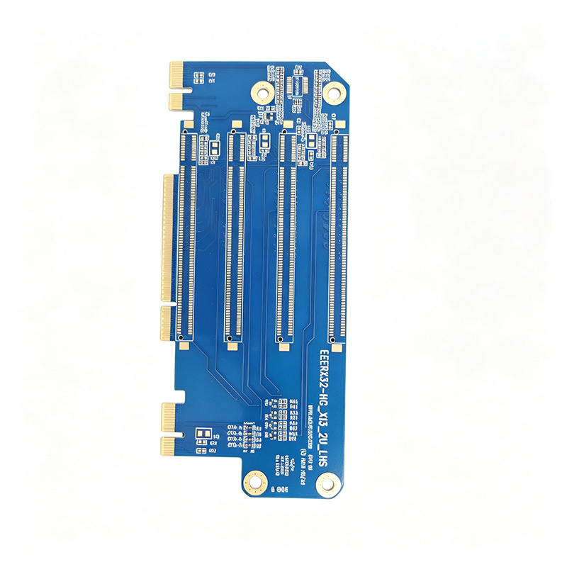 8L M6/FR-4 Hybrid with Gold Fingers PCB