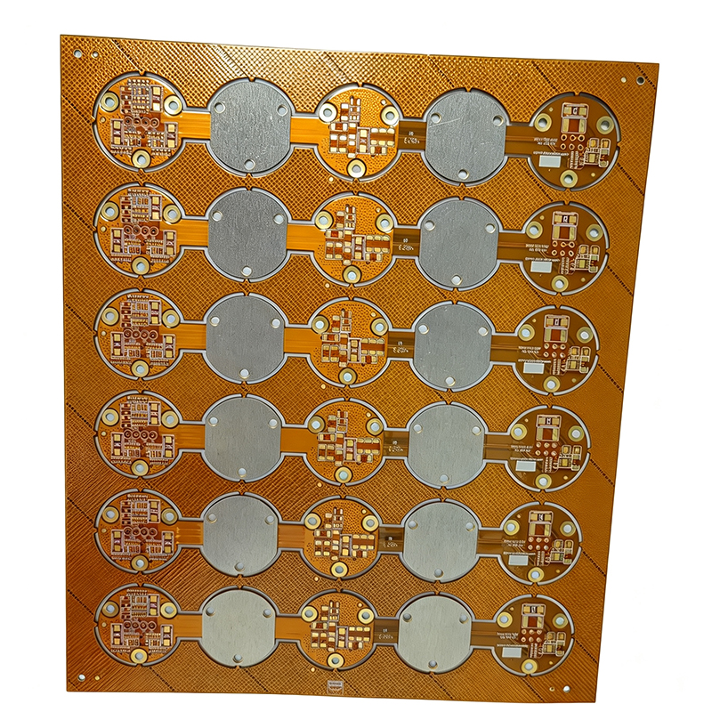 4L Flex PCB with Aluminum Stiffener