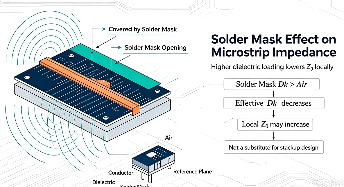 How Solder Mask Openings Affect Impedance in High-Speed PCB Design