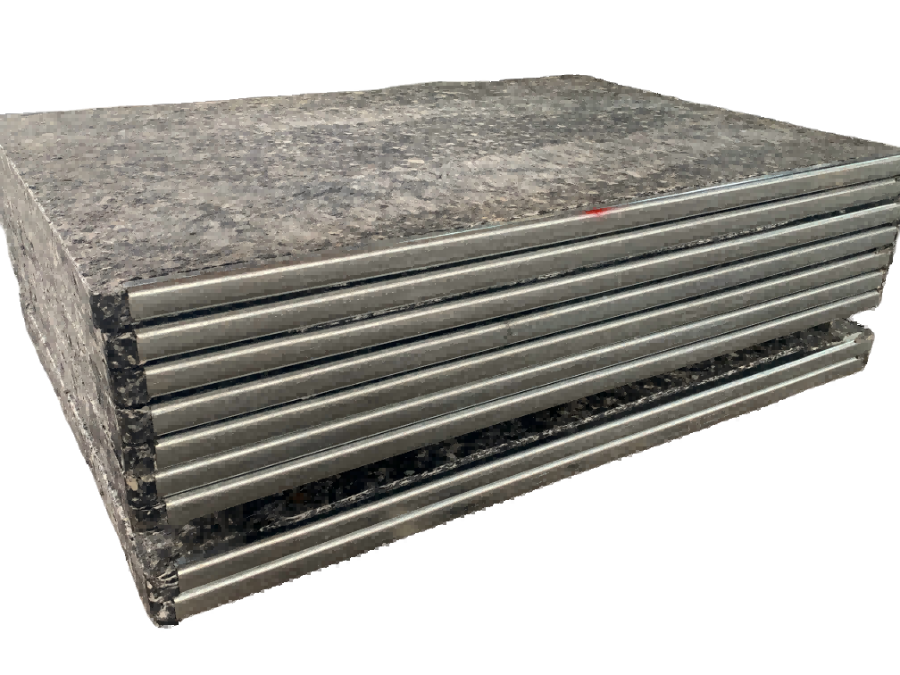 Fiber GMT Pallet with Steel Edge for QT6-15 Block Machine in Brazil