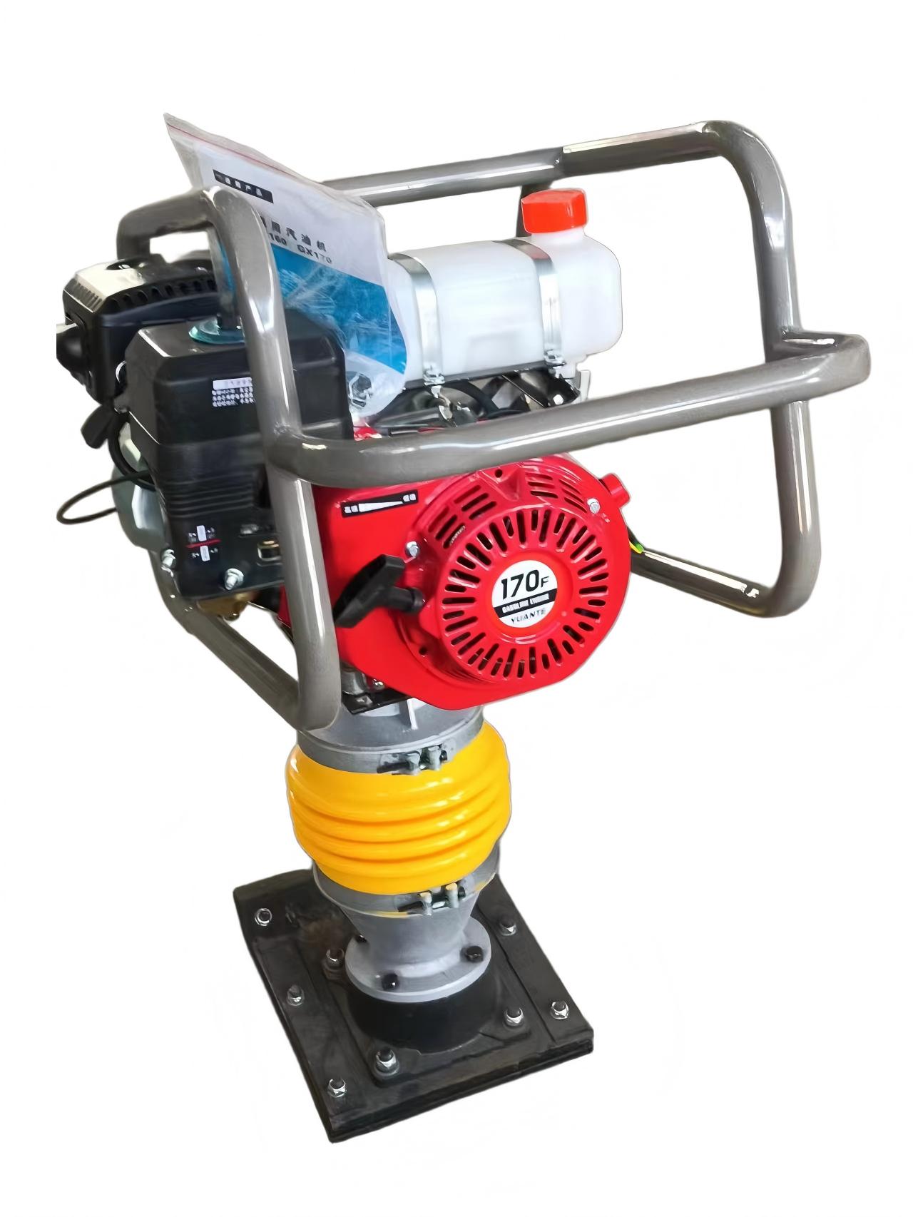 Handheld Gasoline Flat Rammer – High-Impact Vibrating Compaction for Road Construction