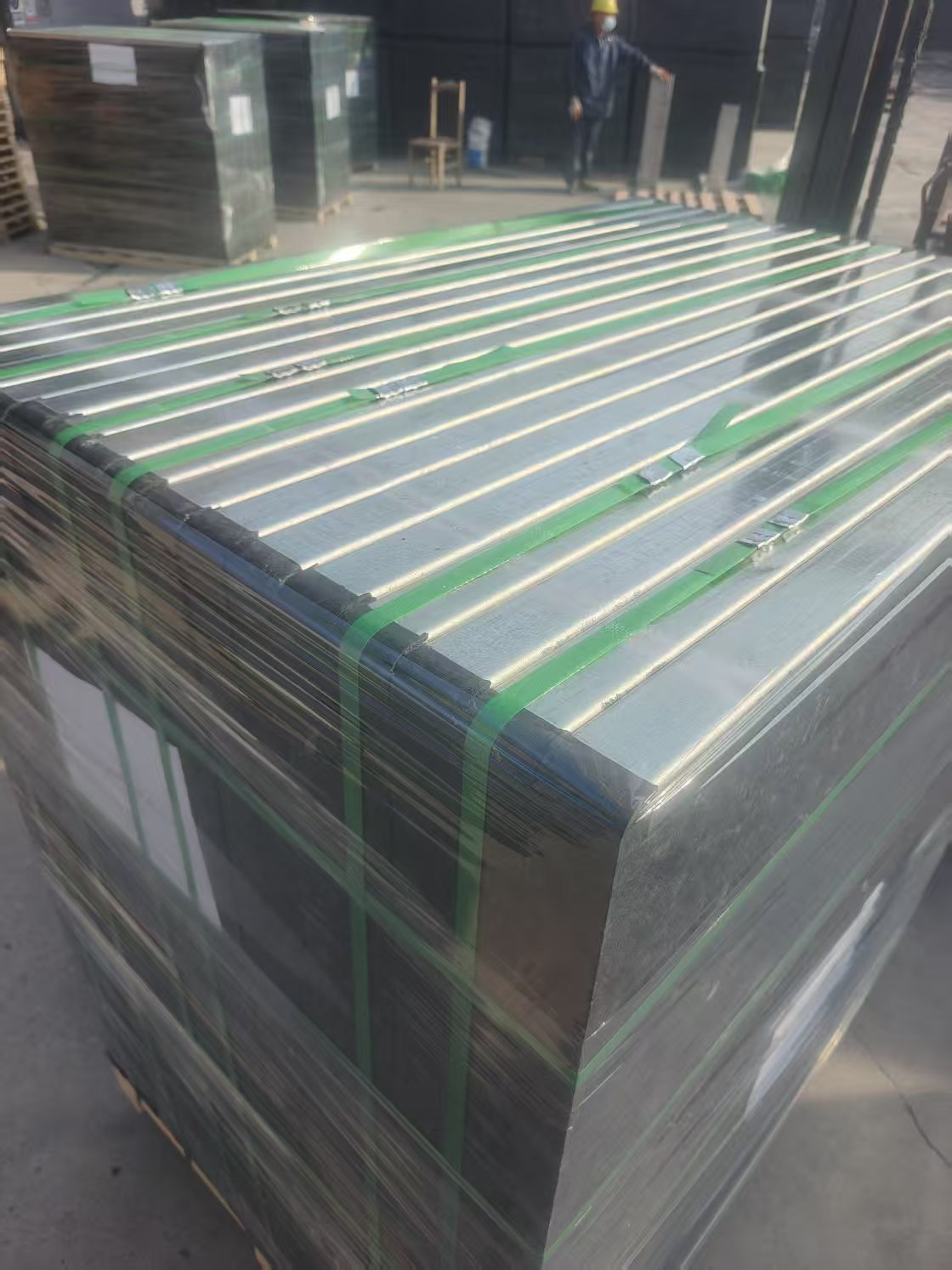 Heavy Duty Steel Edge GMT Pallet for Concrete Block Machine