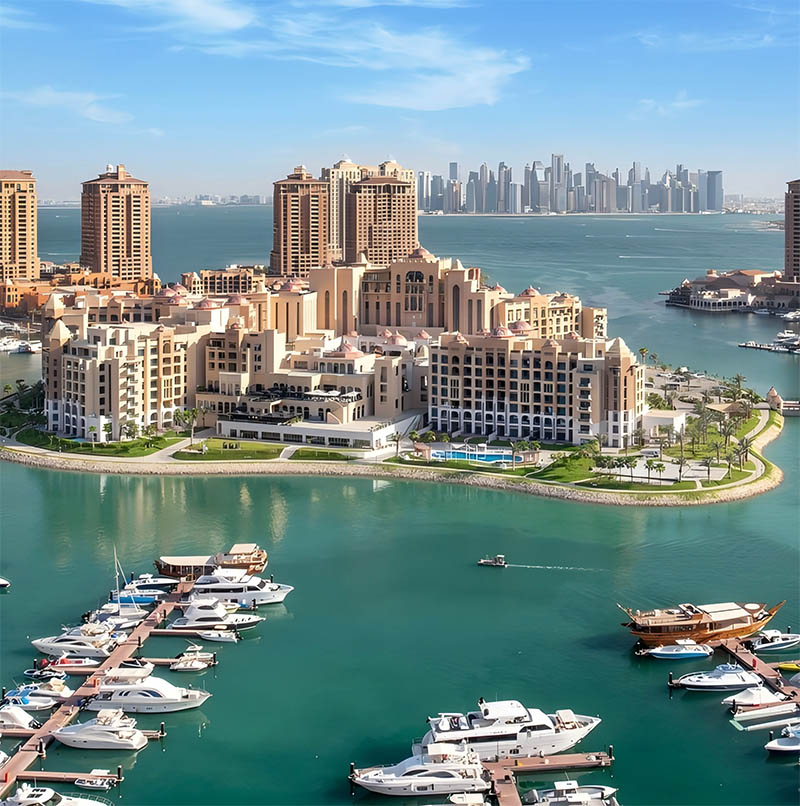 Between Heaven and Earth — St. Regis Marsa Arabia Island, Doha