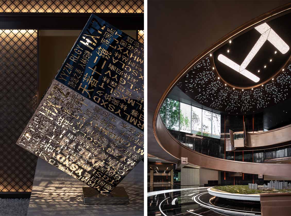 High-end mansion interior High-end mansion interior