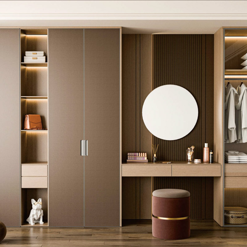 G-093-02-1-M001 Two-tone Wood Closet Wall System