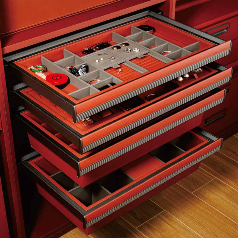 G-093-02-1-M001 Two-tone Wood Closet Wall System