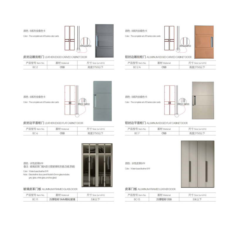 G-093-02-1-XXGT Scented Leather Closet System