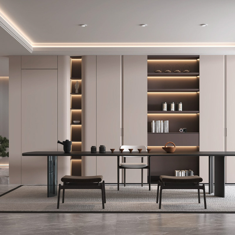 G-093-04-3-ALS-12 Minimalist Handleless Cabinet System