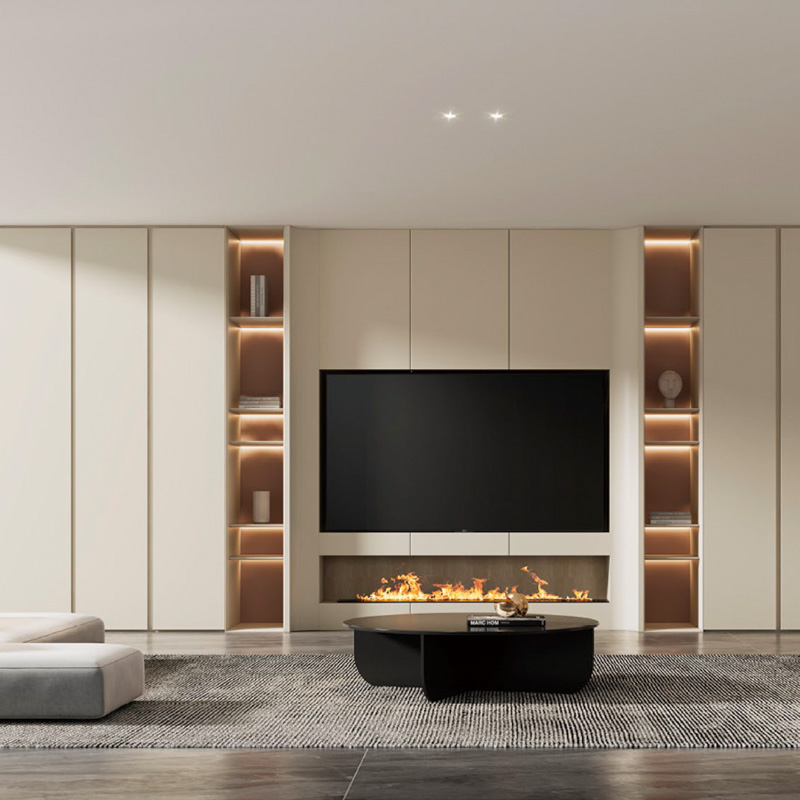G-093-04-3-C001 Minimalist Integrated Whole Wall Cabinet System