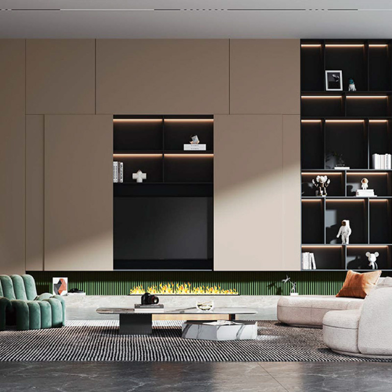 G-093-04-3-C001 Minimalist Integrated Whole Wall Cabinet System