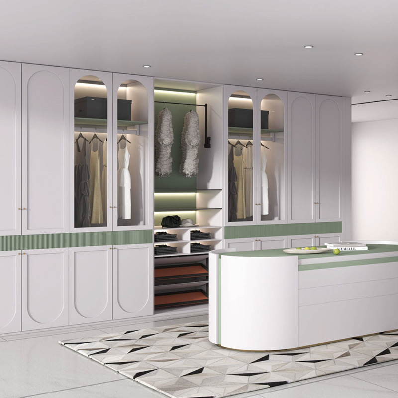 G-093-04-3-N001 French-style Closet Wall System
