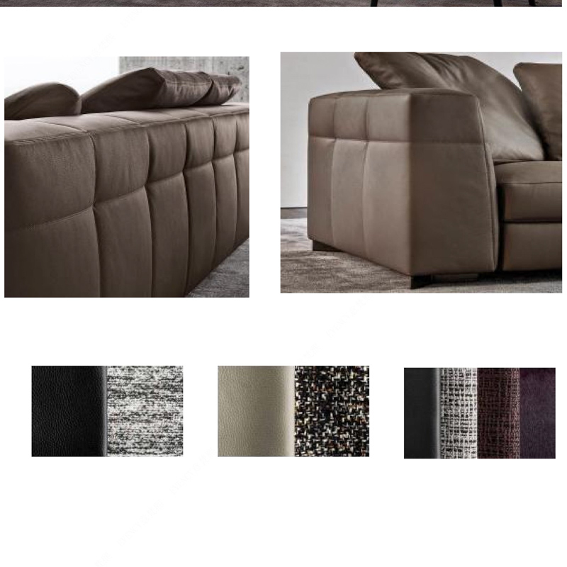 F-016-37-1-S004 CHAI ER Grid-Quilted Modular Sofa