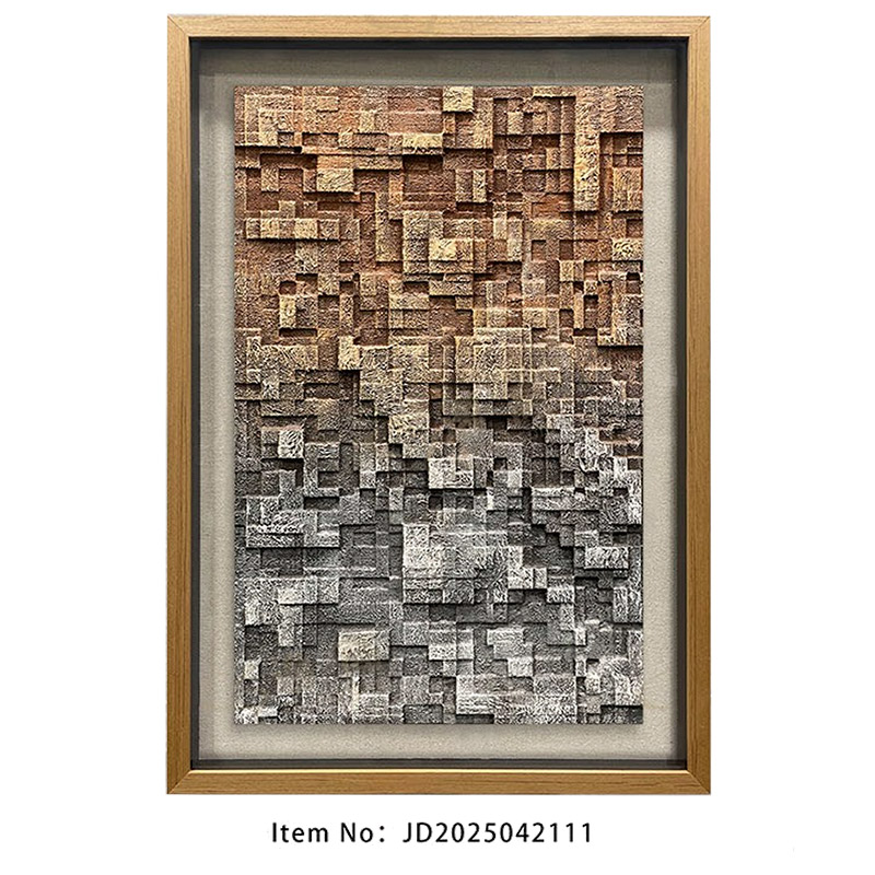 O-121-01-1-001 Luxury 3D Textured Artwork Series｜Customizable Premium Edition