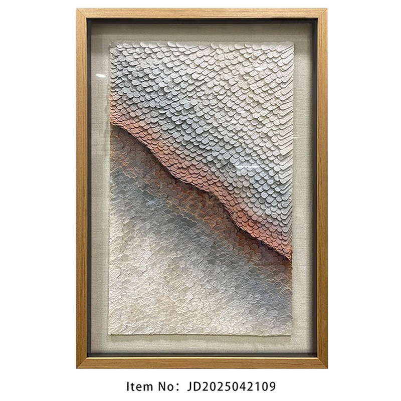 O-121-01-1-001 Luxury 3D Textured Artwork Series｜Customizable Premium Edition