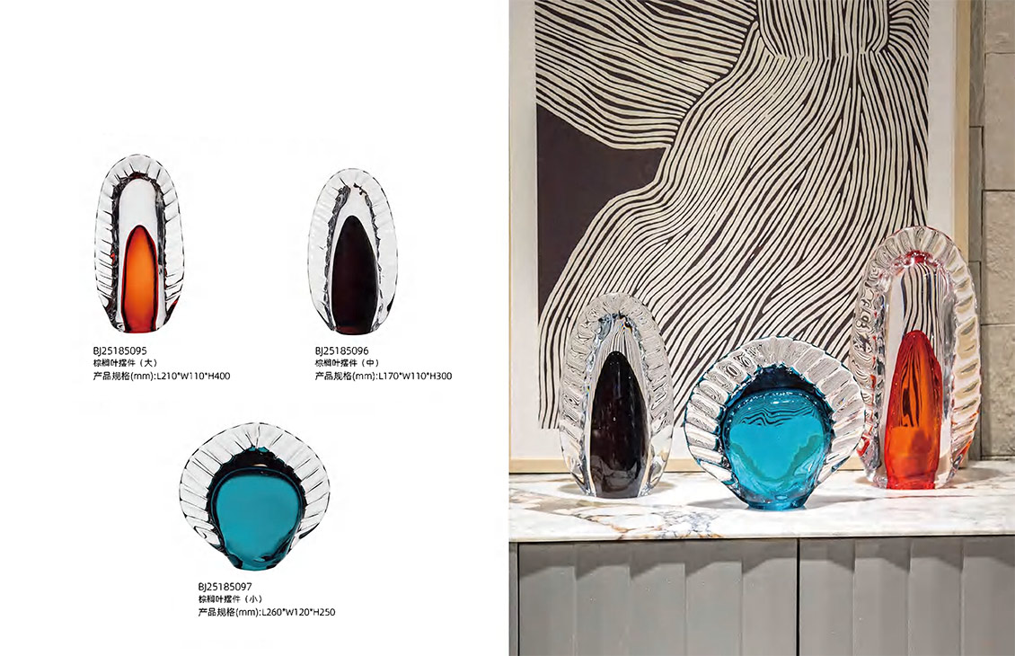 Luxury Glass Decorative Sculpture Luxury Glass Decorative Sculpture