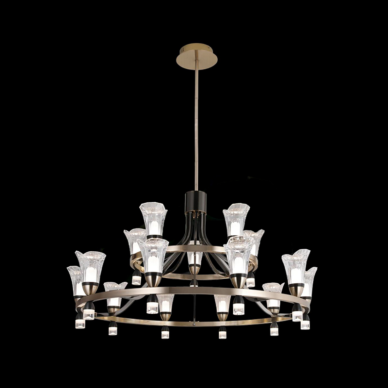 L-001-01-001 Luxury Modern Ring Chandelier Series｜Customizable Premium Edition