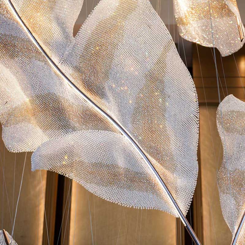 L-001-06-H079 Luxury Art Feather Chandelier｜Customizable Premium Edition