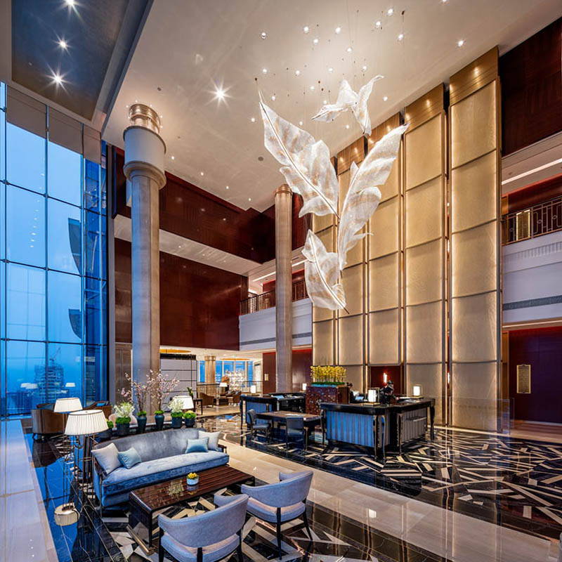 L-001-06-H079 Luxury Art Feather Chandelier｜Customizable Premium Edition