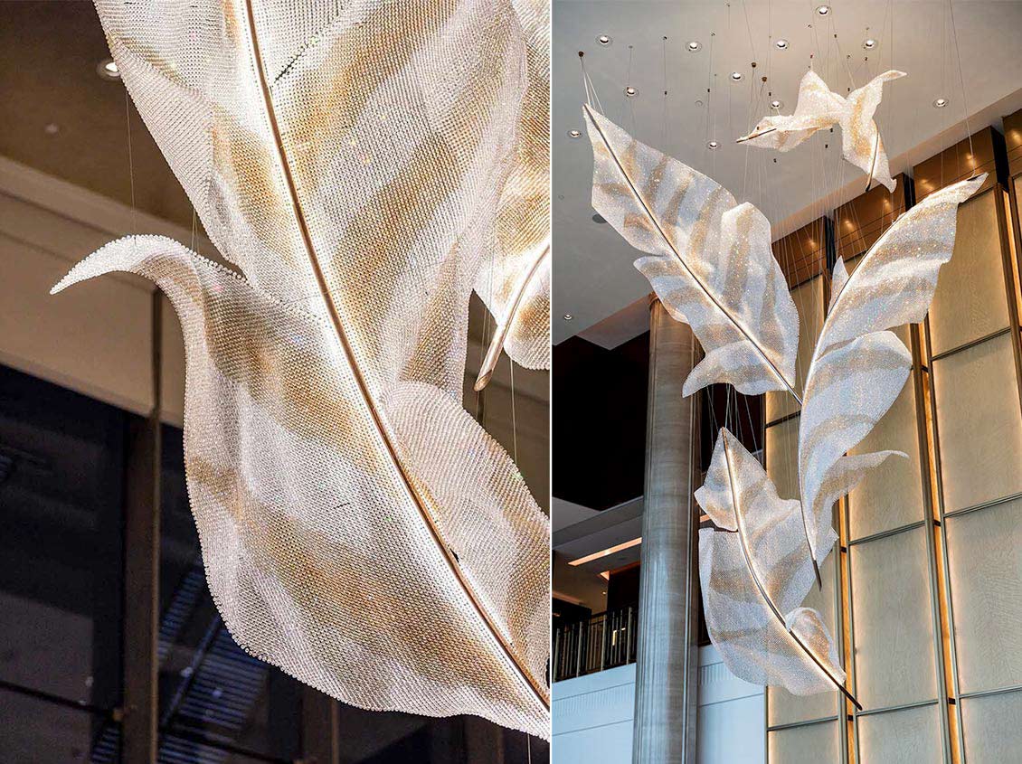 Luxury Art Feather Chandelier Luxury Art Feather Chandelier