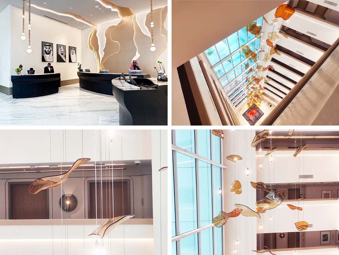 Ultra-High Altitude Layered Suspension Lighting Project